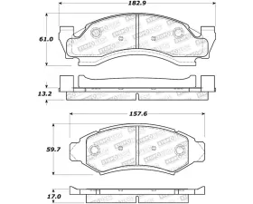 StopTech Brake Rotor Set, Front, Silver, for Honda Civic 2006-2011, 308.0375