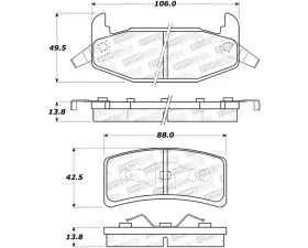 StopTech Brake Rotor Set - Front, Silver, Ford Mustang 2015-2023, 308.0377