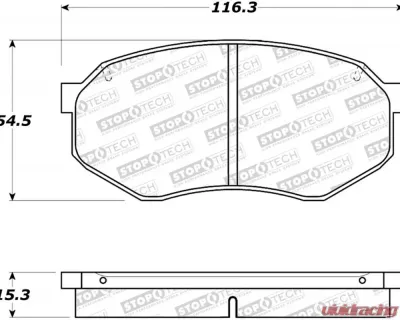 StopTech Brake Rotor, Front, Silver, for Honda Civic 2006-2011, 308.0389 - 308.03890