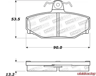 StopTech Brake Rotor Set - Front, Silver, for Ford Mustang 2015-2023, 308.0391 - 308.03910