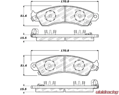 StopTech Brake Rotor, Front, Silver, for Honda Civic 2006-2011, 308.0412 - 308.04120