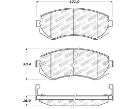 StopTech Brake Rotor, Front, Vented, Silver, Fits Honda Civic 2006-2011, 308.0422