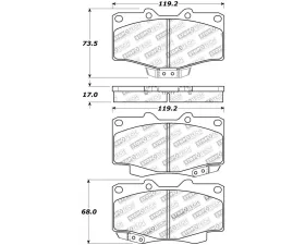 StopTech Brake Rotor, Front, Silver, Ford Mustang 2015-2023, 308.0436