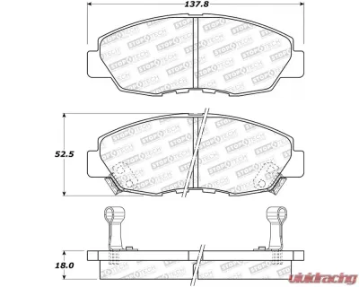 StopTech Performance Brake Rotor for Ford Mustang 2015-2023, 308.0465 - 308.04650