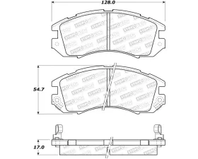 StopTech Performance Brake Pads for Ford Mustang 2015-2023, Red 308.047