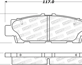StopTech Performance Brake Rotor for Ford Mustang 2015-2023, 308.0488