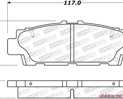 StopTech Performance Brake Rotor for Ford Mustang 2015-2023, 308.0488 - 308.04880