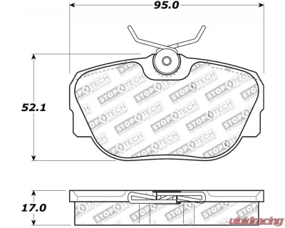 StopTech Brake Rotor, Front, Black, for Honda Civic 2006-2011, 308.0493 - 308.04930