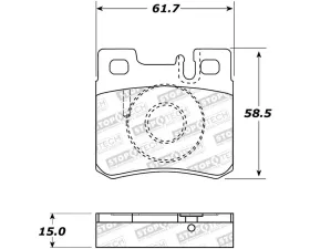 StopTech Brake Rotor, Front, Slotted, Silver, Honda Civic 2006-2011, 308.0495