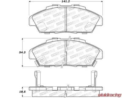 StopTech Brake Rotor Set - Front, Silver, for BMW 3 Series 2007-2013, 308.0496 - 308.04960