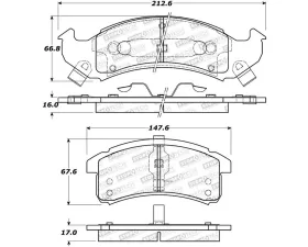 StopTech Brake Rotor, Front, Black, for Ford Mustang 2015-2023 - 308.0505