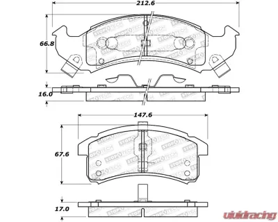 StopTech Brake Rotor, Front, Black, for Ford Mustang 2015-2023 - 308.0505 - 308.05050