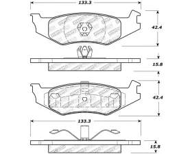 StopTech Brake Rotor, Front, Silver, Ford Mustang 2015-2023, 308.0512