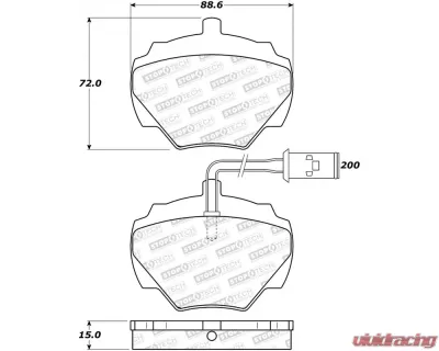 StopTech Brake Rotor Set, Front, Silver, for Honda Civic 2006-2011, 308.0518 - 308.05180