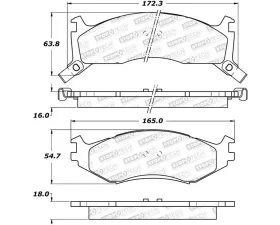 StopTech Brake Rotor, Front, Silver, for Ford Mustang 2015-2023, 308.0524