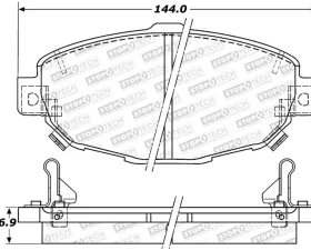 StopTech Performance Brake Rotor - Front, Silver, Ford Mustang 2015-2023, 308.0571