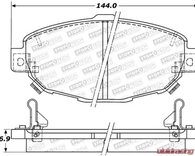 StopTech Performance Brake Rotor - Front, Silver, Ford Mustang 2015-2023, 308.0571 - 308.05710