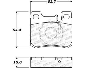 StopTech Brake Rotor, Front, Silver, Ford Mustang 2015-2023, 308.062