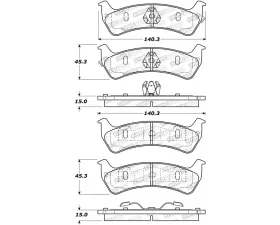 StopTech Brake Rotor, Front, Silver, for Ford Mustang 2015-2023, 308.0625