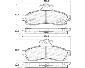 StopTech Brake Rotor - Front, Silver, for Ford Mustang 2015-2023, 308.0628