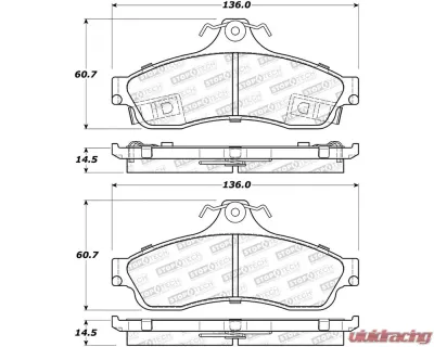 StopTech Brake Rotor - Front, Silver, for Ford Mustang 2015-2023, 308.0628 - 308.06280