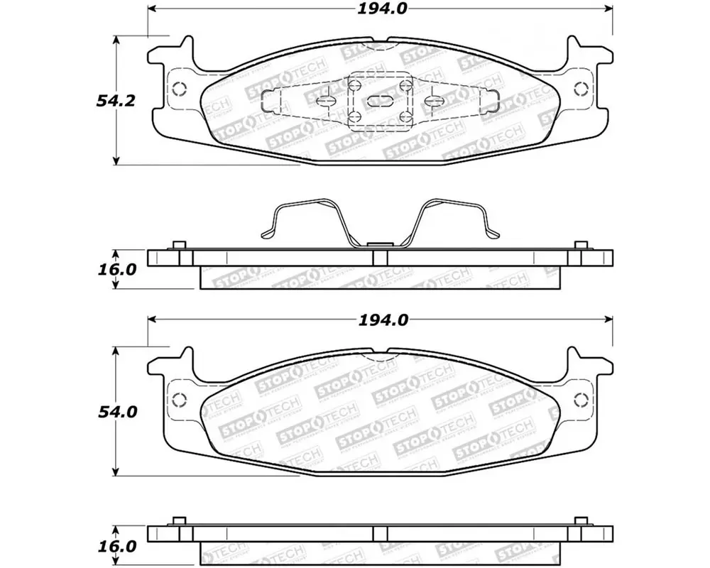 StopTech High-Performance Brake Rotor for Ford Mustang 2005-2014, 308.0632 - 308.06320