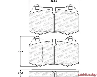 StopTech Brake Rotor Set - Front, Silver, for Ford Mustang 2015-2020 - 308.0639 - 308.06390