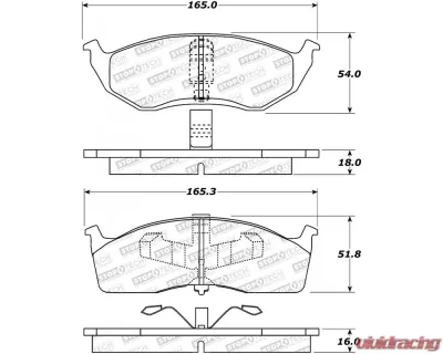 StopTech Brake Rotor, Front, Silver, for Honda Civic 2006-2011, 308.0642 - 308.06420