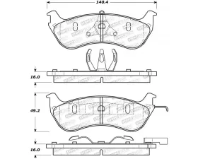StopTech Brake Pads for Honda Civic 2006-2011, Front, Ceramic, 308.0674