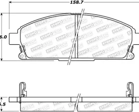 StopTech Brake Rotor, Front, Black, for Ford Mustang 2015-2023, 308.0691