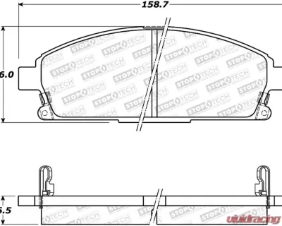 StopTech Brake Rotor, Front, Black, for Ford Mustang 2015-2023, 308.0691 - 308.06910
