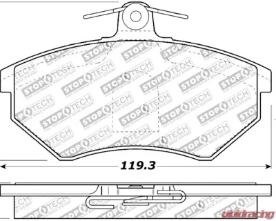 StopTech Brake Rotor, Front, Silver, for Ford Mustang 2015-2023 - 308.0696 - 308.06960