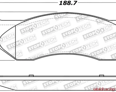 StopTech Brake Rotor Set - Front, Silver, for Nissan 350Z 2003-2008 - 308.0702 - 308.07020