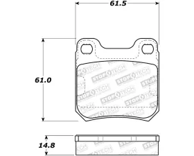 StopTech Brake Rotor - Front, Silver, 2006-2011 Honda Civic, 308.0709