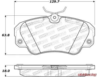 StopTech Brake Rotor Set - Front, Silver, for BMW 3 Series 2006-2013, 308.072 - 308.07200