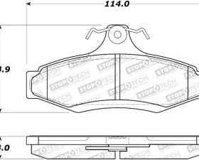 StopTech Brake Rotor, Front, Black, for Ford Mustang 2015-2023, 308.0724