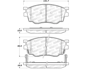 StopTech Brake Rotor, Front, Silver, Ford Mustang 2015-2020, 308.0755