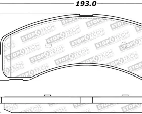 StopTech Brake Rotor, Front, Silver, Ford Mustang 2015-2020, 308.0756