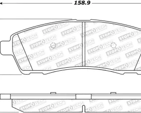 StopTech Brake Rotor, Front, Silver, for Honda Civic 2006-2011, 308.0757