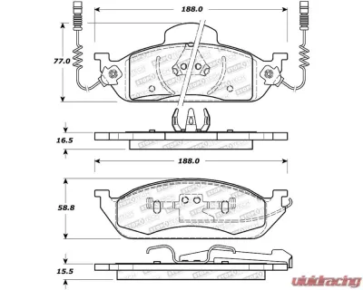 StopTech Brake Rotors, Front, Silver, Ford Mustang 2015-2023, 308.076 - 308.07600