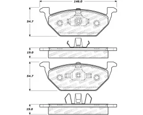 StopTech Brake Rotor, Front, Silver, for Honda Civic 2006-2011, 308.0768