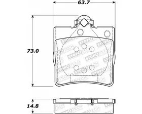 StopTech Brake Rotor, Front, Vented, Silver, Ford Mustang 2015-2023 308.0779