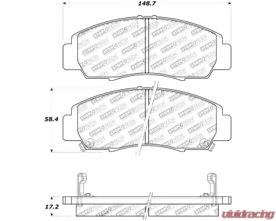 StopTech Brake Rotor, Front Left - Ford Mustang 2015-2023, 308.0787 - 308.07870