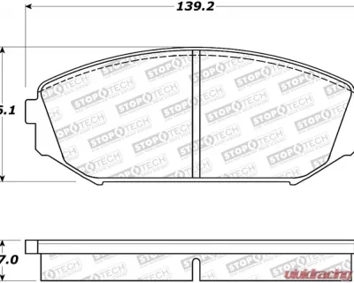 StopTech Brake Rotor - Front, Silver, Hyundai Elantra 2017-2020, 308.0793 - 308.07930