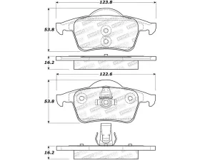 StopTech Brake Rotor, Front, Black, Ford Mustang 2015-2023, 308.0795