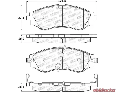 StopTech Brake Rotor - Front, Silver, 2006-2011 Honda Civic, 308.0797 - 308.07970
