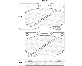 StopTech Brake Rotor, Front, Slotted, Red, for Honda Civic 2006-2011, 308.0812