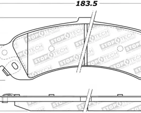 StopTech Brake Rotor, Front, Silver, Ford Mustang 2015-2021, 308.0834