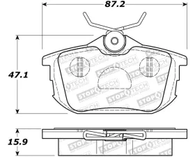 StopTech Brake Rotor, Front, Silver, for Honda Civic 2006-2011 - 308.0838