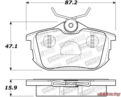 StopTech Brake Rotor, Front, Silver, for Honda Civic 2006-2011 - 308.0838 - 308.08380